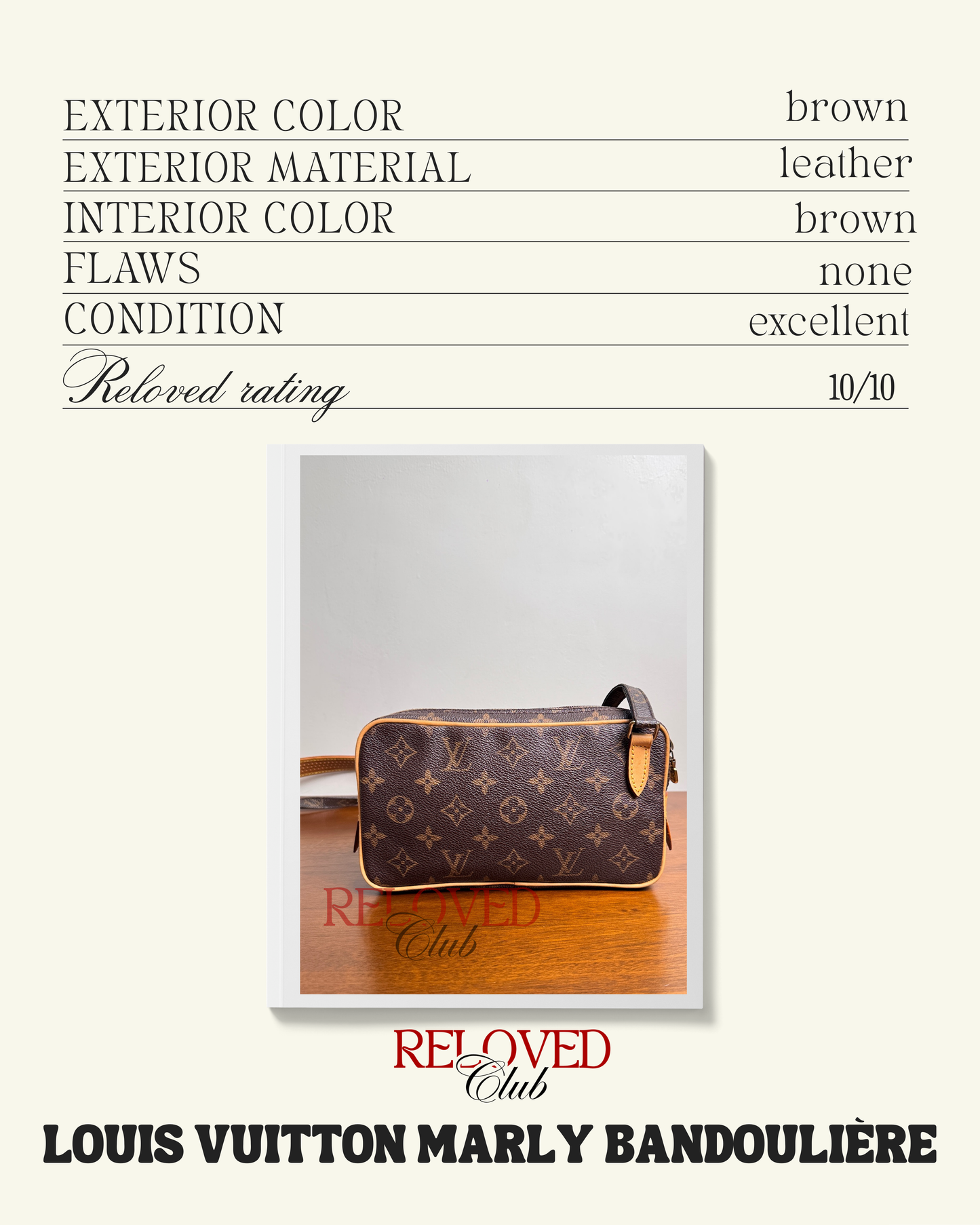 Louis Vuitton Marley Monogram