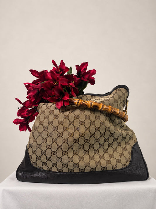 Vintage Gucci Bamboo Tote